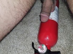 *INTENSE LOUD MOANING FREAKY TEEN FUCKS FIRE EXTINGUISHER ????  (4K)