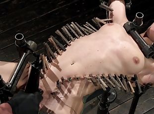 Gabriella Paltrova - Zippered Slave In Bondage Pussy Vibed