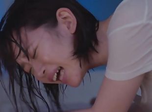 Small tits Asian in wet tshirt Yura Kano - Japanese homemade porn with cumshot