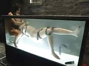 Asian mistress is going to torture her busty slave