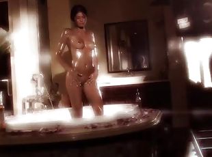 Dazzling Playmate Kyra Milan Hot and Wet in the Shower