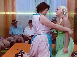 Hot german lederhosen swinger party fuck orgy with extreme crazy chicks