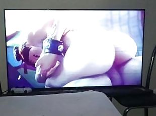 asien, masturbieren, muschi, anal-sex, creampie, hentai, 3d