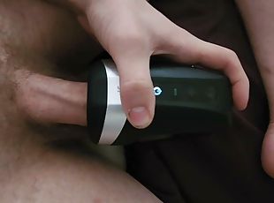 larrosaurusrexx vibrating stroker toy did not disappoint! cumshot!