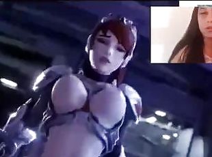 Widowmaker Hard BDSM Follando y Recibiendo Creampie _ Overwatch Animación Más Caliente, Hentai