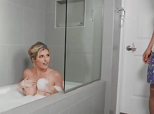 Tight stepmom Cory Chase in sneaky sex scene