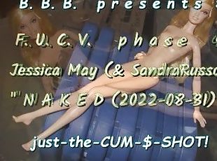FUCVph4 Jessica May (& Sandra Russo) NAKED - Just The Cumshot version