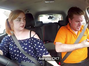 Voluptuous Redhead Fucks In Car 1 - Harley Morgan