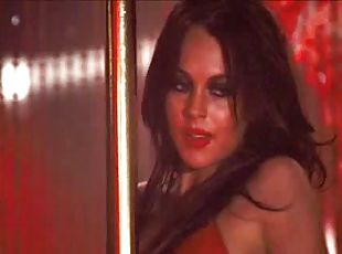 Lindsay Lohan Sexy Pole Dancing