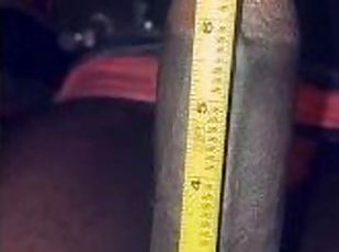 ????Measuring My Big Black Dick????