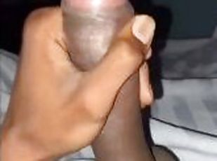 énorme, masturbation, amateur, ejaculation-sur-le-corps, ébène, énorme-bite, ados, branlette, black, secousses