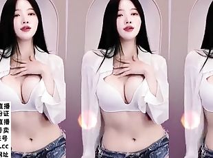 The best and beautiful Korean female anchor beauty live broadcast, ass, stockings, doggy style, Internet celebrity, oral sex, goddess, black stocki...