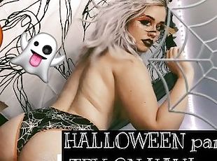 TRYING ON HALLOWEEN PANTIES ???????? YouTube parody