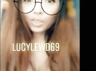 Lucy Lewd Showing Cleavage