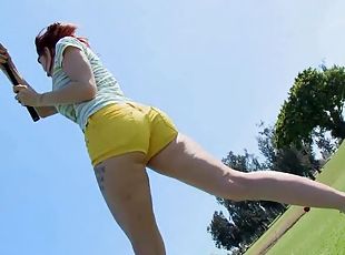 Redhead MILF Joslyn James wants to Fuck her Golf Instructor