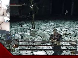 OCHINCHINCHAN IN DARK SOULS 2 COCK CAM GAMEPLAY #6