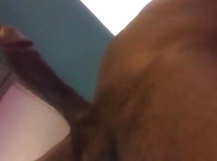 Big Booty Slut Lochnessmama Blindfolded Sucking Dick