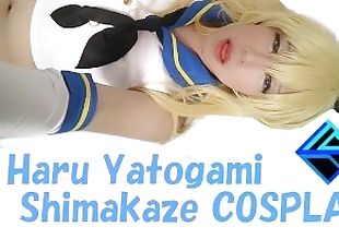 Shimakaze Cosplay Cross-dresser Masturbation