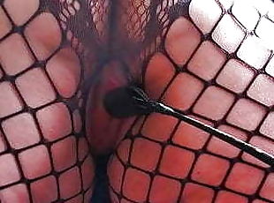 fishnet, whipped, ass shaking, spanked, whipped, crop