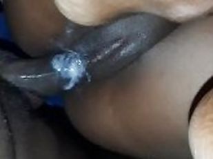 Fucking her creamy pussy