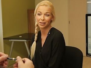 suhuvõtmine, milf, pornostaar, emme, esinemisproov, blond, ema, intervjuu, esinemisprrov