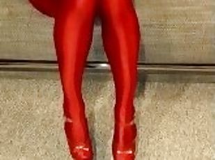 Red pantyhose