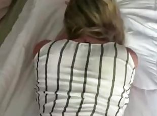 Blonde bbc backshots before the party 1