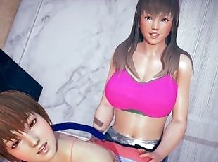 Hitomi Humpping Kasumi's Ass Dead or Alive 5