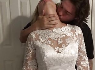 PASSIONATE MAKEOUT WITH BRIDE BEFORE WEDDING!