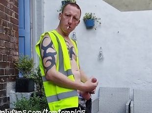 Hi viz wanking ginger scally