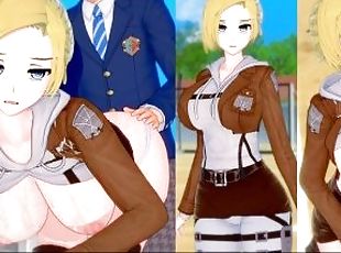 ????????????????(Attack on Titan) ?????????3DCG???????[Hentai Game Koikatsu! Annie Leonhart(Anime 3D