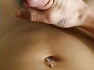 Horny twink playing and cumming