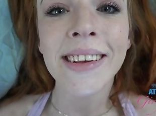 Madi Collins rides cock and takes a creampie Amateur Ginger POV GFE