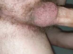 Giant Cut Cock Fucks Hairy Bear Asshsole Bareback