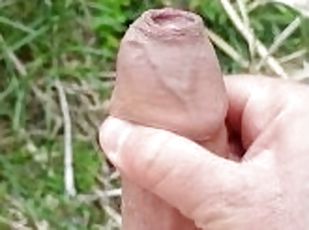 P.O.V Outdoor Masturbation and Cumshot