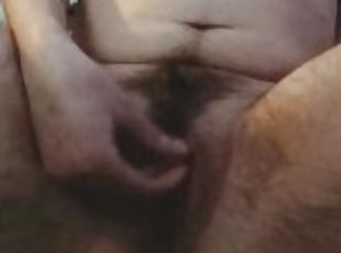 Hairy FTM Fingering and Jerk Off