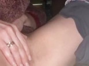 Solo Female - Edging My Wet Pussy With My Fingers So That He Can Finger Fuck Me Until I Cum - Part 1