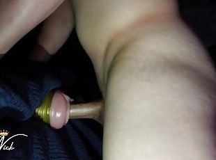 HORNY AF! Fucking FLESHLIGHT Between Pillows - Humping And Cum Dripping