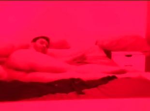 03 masturbating in my bed enjoying a huge dildo anal destruction