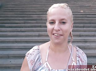 German ugly blonde teen public pick up EroCom Date fuck