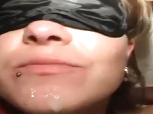 Chubby blindfolded german girl rough pussy fisting