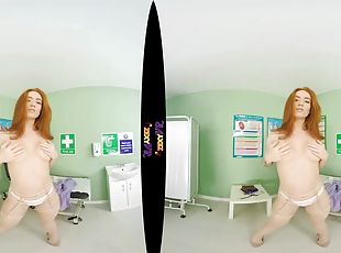 POV VR with redhead Jenny O'Sullivan - Special Solo Treatment - Virtual reality