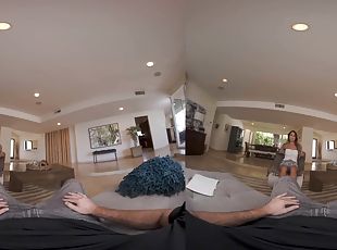 VR wife secretary threesome - Latina