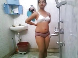 Desi showering