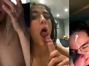 Hot amateur teens in cumshot compilation