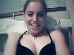 amateur, casero, rubia, webcam, desnudando