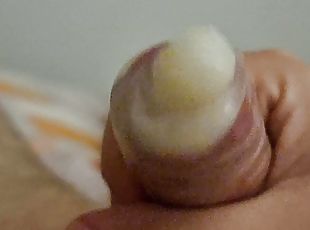 XS Penis huge Cumshot in condom