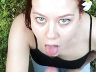 Blowjob in the Forest POV