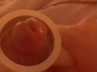 masturbare-masturbation, orgasm, amatori, jet-de-sperma, jucarie, facut-acasa, sperma, banana, pula