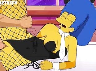 Marge Simpson Thick Thighs Spread Moaning Orgasm Creampie - Hole House